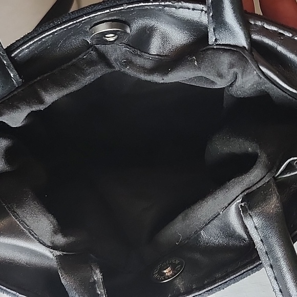 Rhinestone Studded FAUX Suede Mini Bag with Crossbody Strap, GUC - Picture 16 of 16